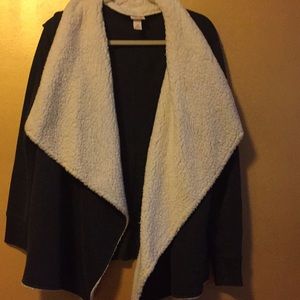 Sherpa lined sweater